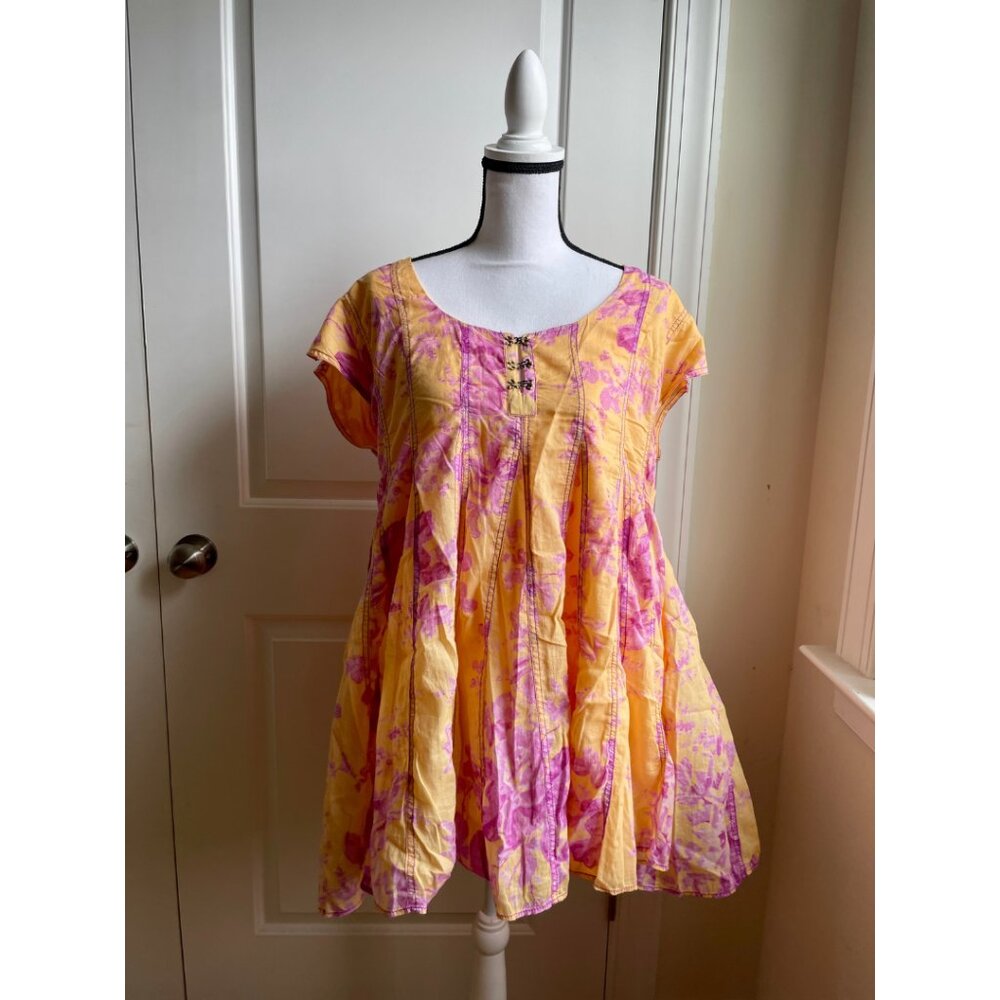 Free People Tie-Dye Tunic Dress - Size S/P